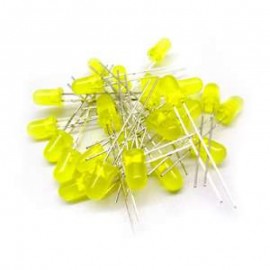 5mm Diffused Yellow LED (Pack of 25)